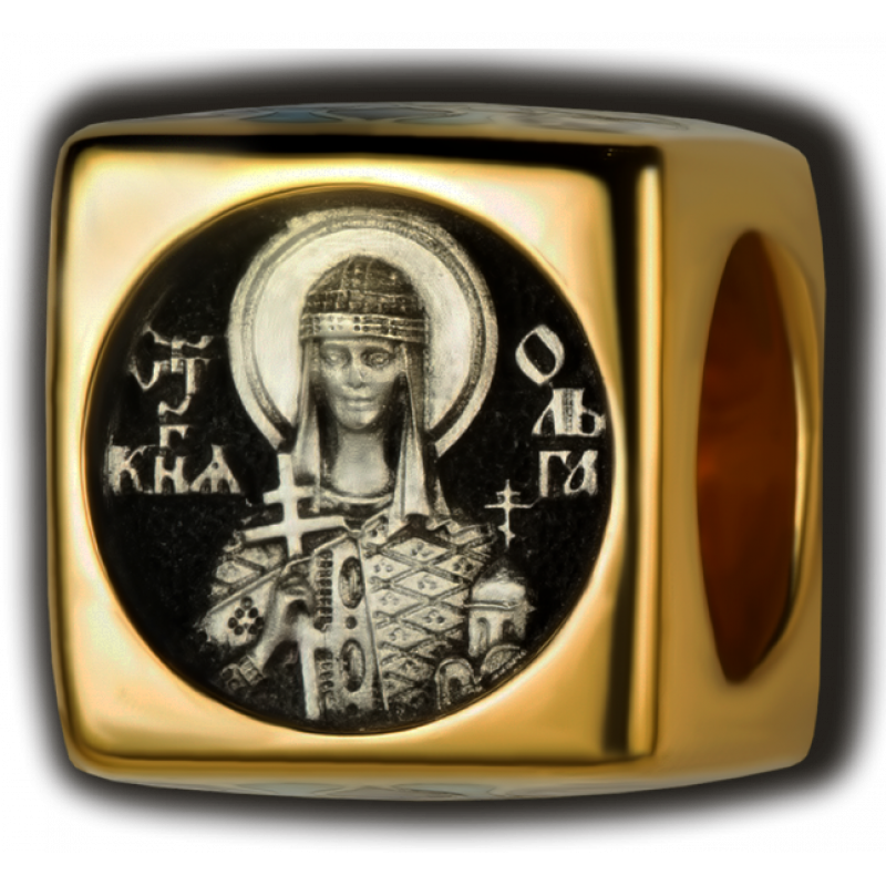 Подвеска Равноапостольная княгиня Ольга с эмалью 5169
